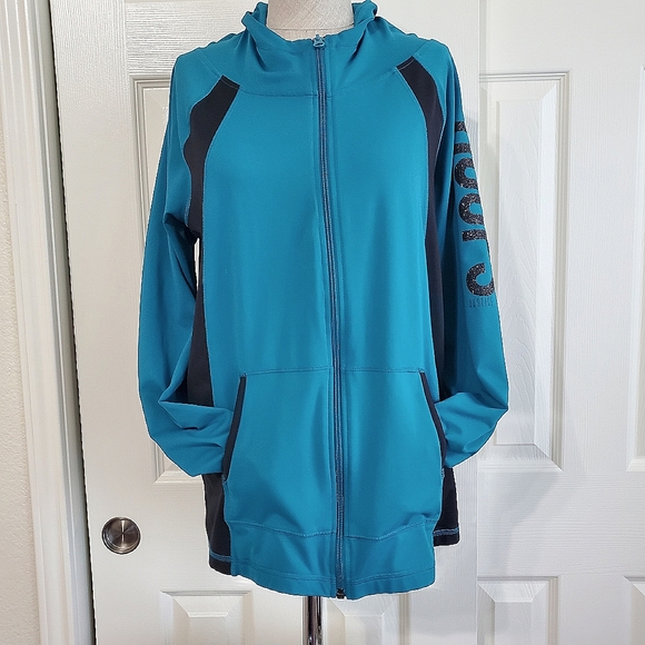 Justice Sweaters - Justice Active hoops Sweatshirt Women's  Hoodie Green Sz 16-18